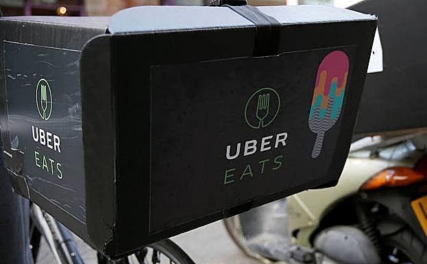 Bicicleta de UberEats.
