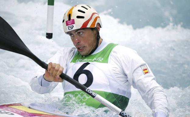 Samuel Hernanz, durante una prueba anterior.