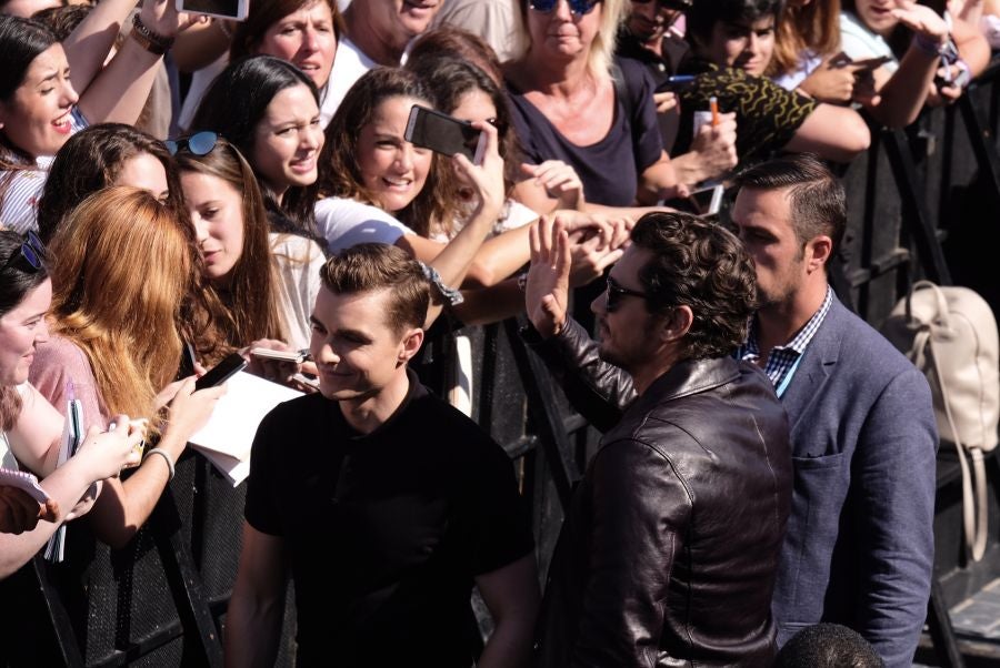James Franco y su hermano, Dave Franco, presentan en la 65 edición del Festival de Cine de San Sebastián la película 'The Disaster Artist'. 