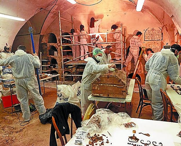 Búsqueda de los restos de Miguel de Cervantes.
