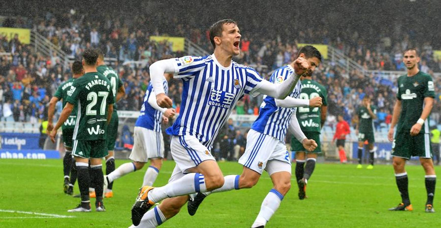 La Real Sociedad y el Betis han acabado en tablas después de un partido emocionante, repleto de goles y emoción