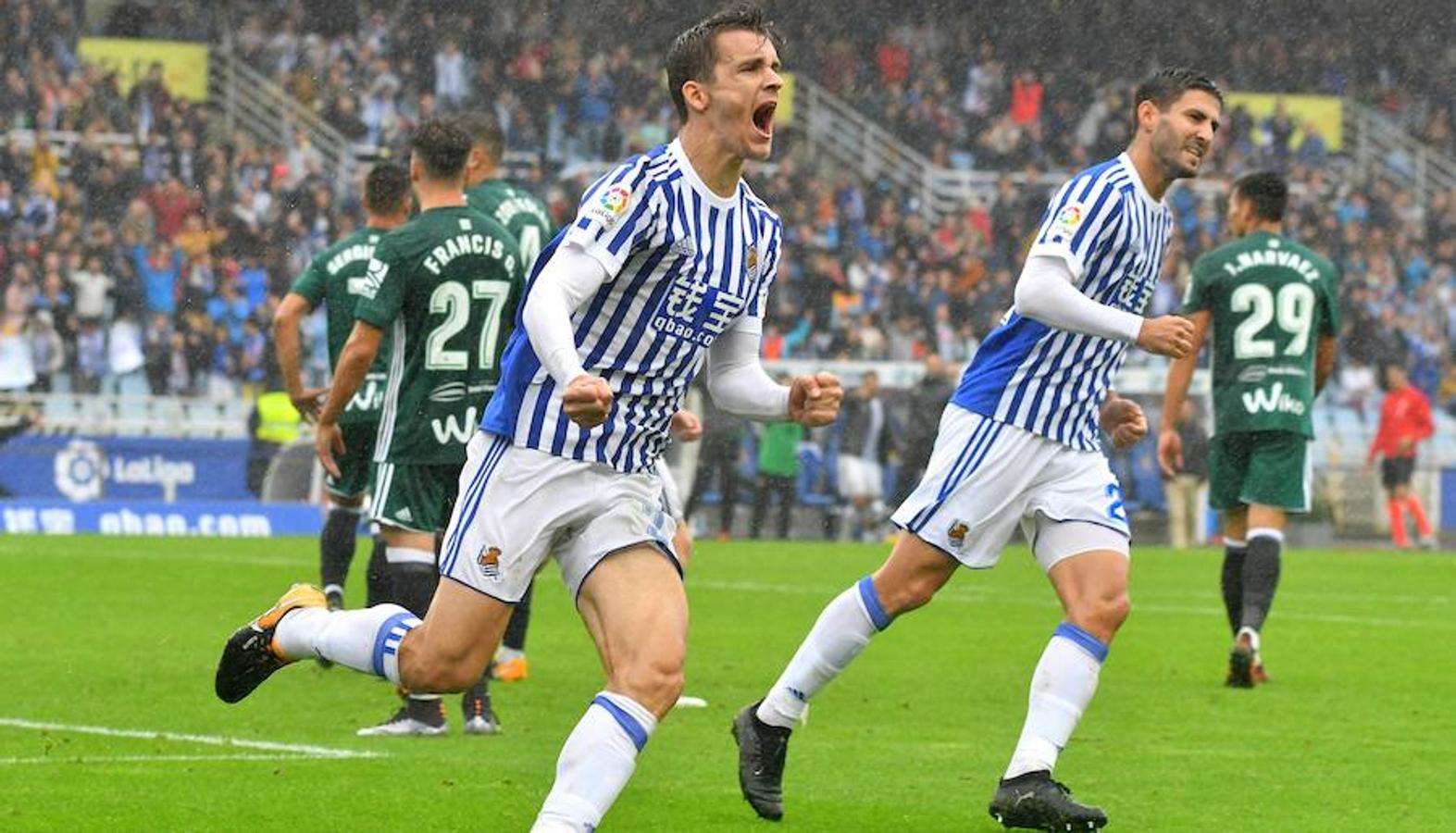 La Real Sociedad y el Betis han acabado en tablas después de un partido emocionante, repleto de goles y emoción