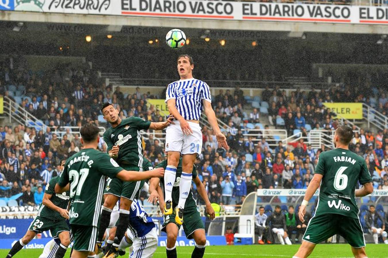 La Real Sociedad y el Betis han acabado en tablas después de un partido emocionante, repleto de goles y emoción