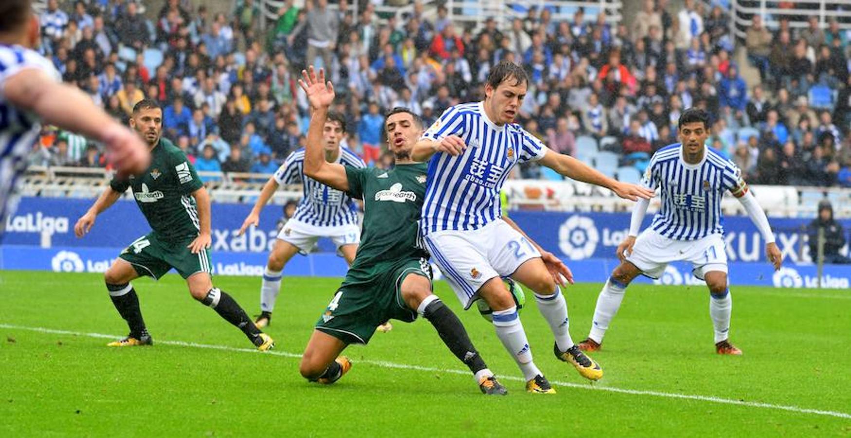 La Real Sociedad y el Betis han acabado en tablas después de un partido emocionante, repleto de goles y emoción