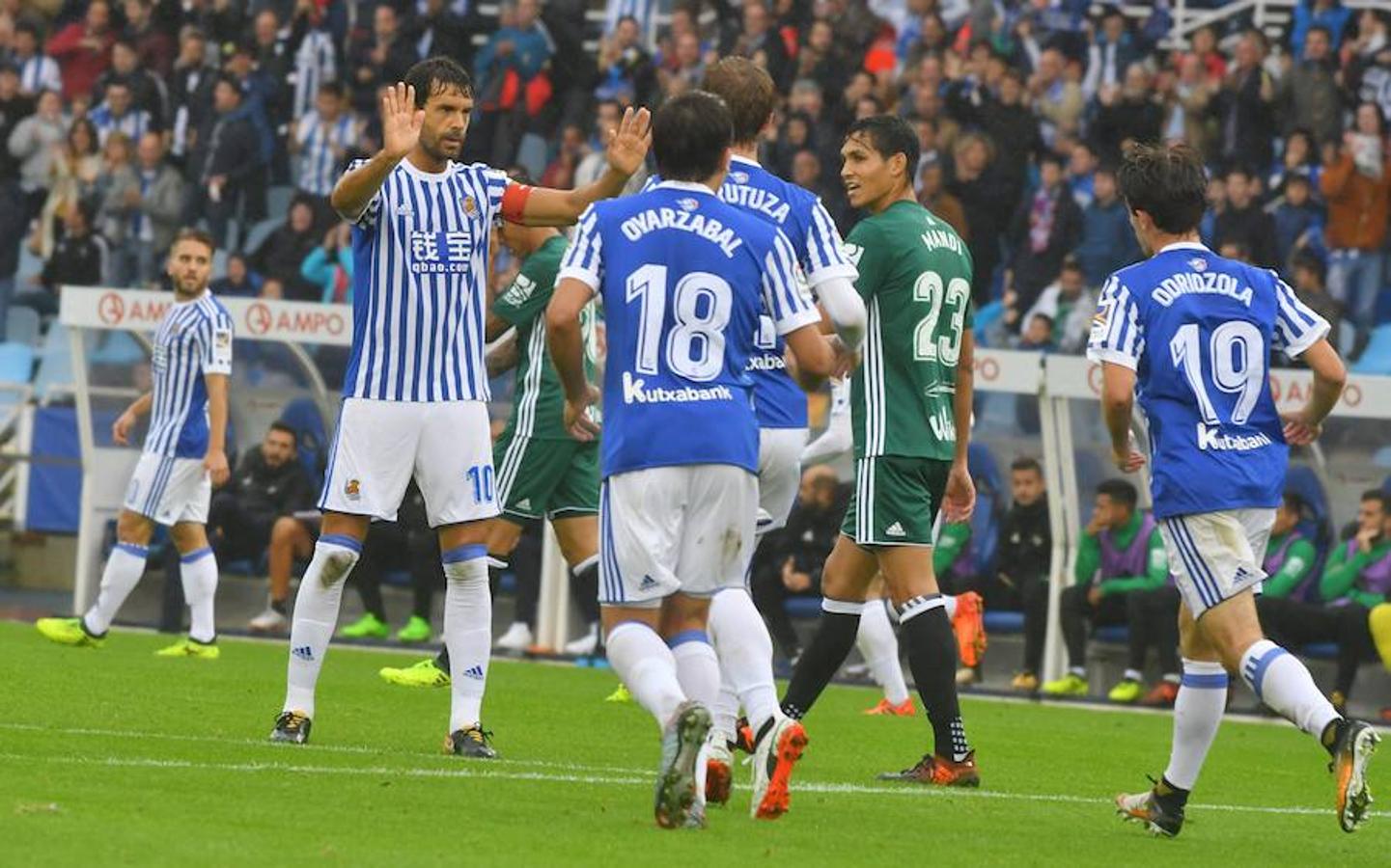 La Real Sociedad y el Betis han acabado en tablas después de un partido emocionante, repleto de goles y emoción
