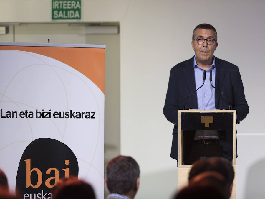 Rober Gutiérrez, Bai Euskarari Ziurtagiriko Elkarteko zuzendaria.