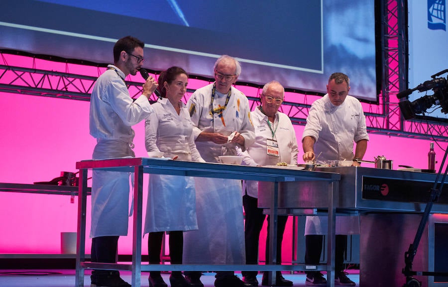 La feria del Kursaal arranca con lo más granado de la restauración mundial. Por delante, tres jornadas intensas llenas de olores, sabores, texturas y arte.