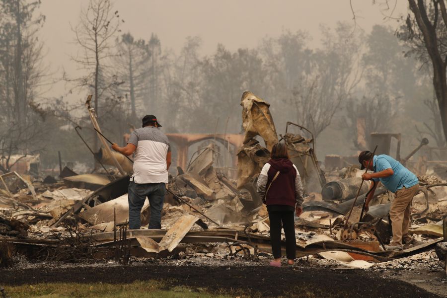 Hasta 1.500 edificios han sido destruidos y más de 103.000 personas se encuentran sin gas ni electricidad en los condados de Napa y Sonoma
