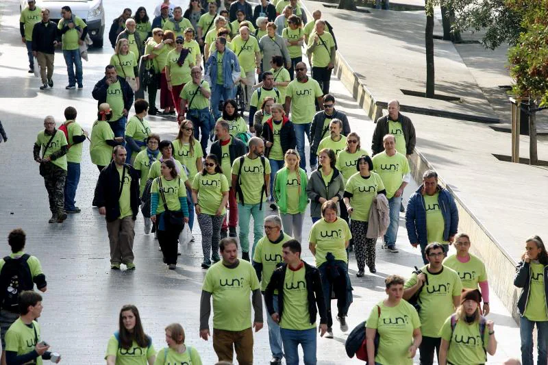 La asociación guipuzcoana ha celebrado en el Boulevard donostiarra el Día Mundial de la Salud Mental