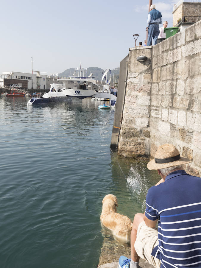 Un buque de hidrógeno recala en Donostia dentro de su gira mundial