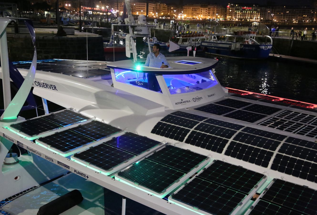 Un buque de hidrógeno recala en Donostia dentro de su gira mundial