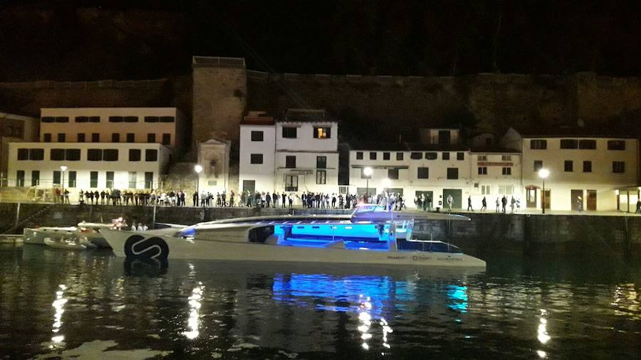 Un buque de hidrógeno recala en Donostia dentro de su gira mundial