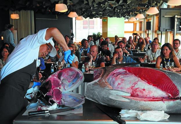 El ronqueo del atún rojo es puro espectáculo. 