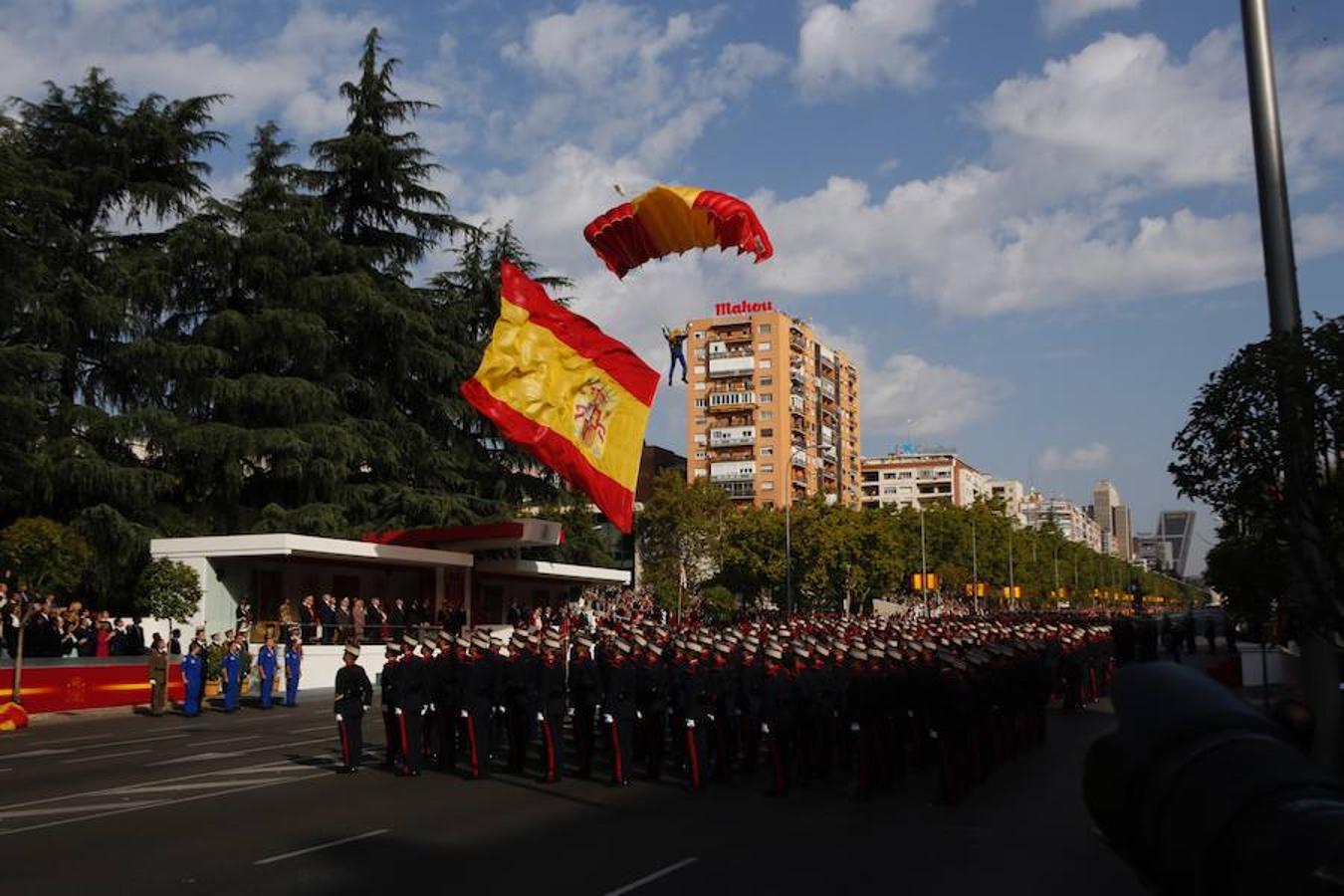 Más de 3.900 militares, acompañados por guardias civiles y policías nacionales, recorrerán el paseo de la Castellana de Madrid en el desfile del 12 de octubre