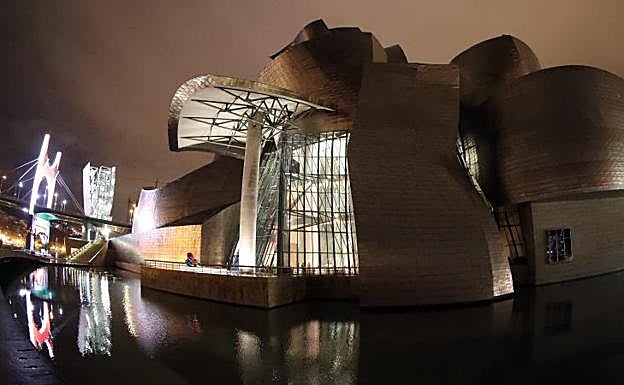 Vista del Museo Guggenheim de Bilbao. 