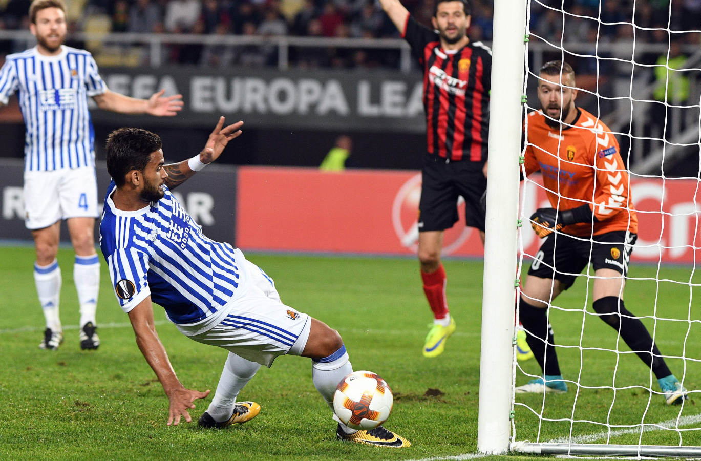 Vardar - Real Sociedad, en imágenes