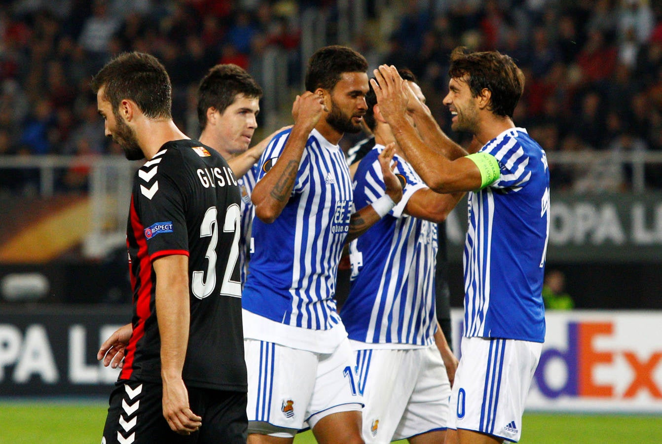 Vardar - Real Sociedad, en imágenes