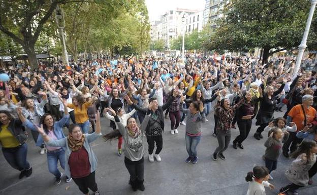 Flashmob de 2015 de la asociación Agaer. 