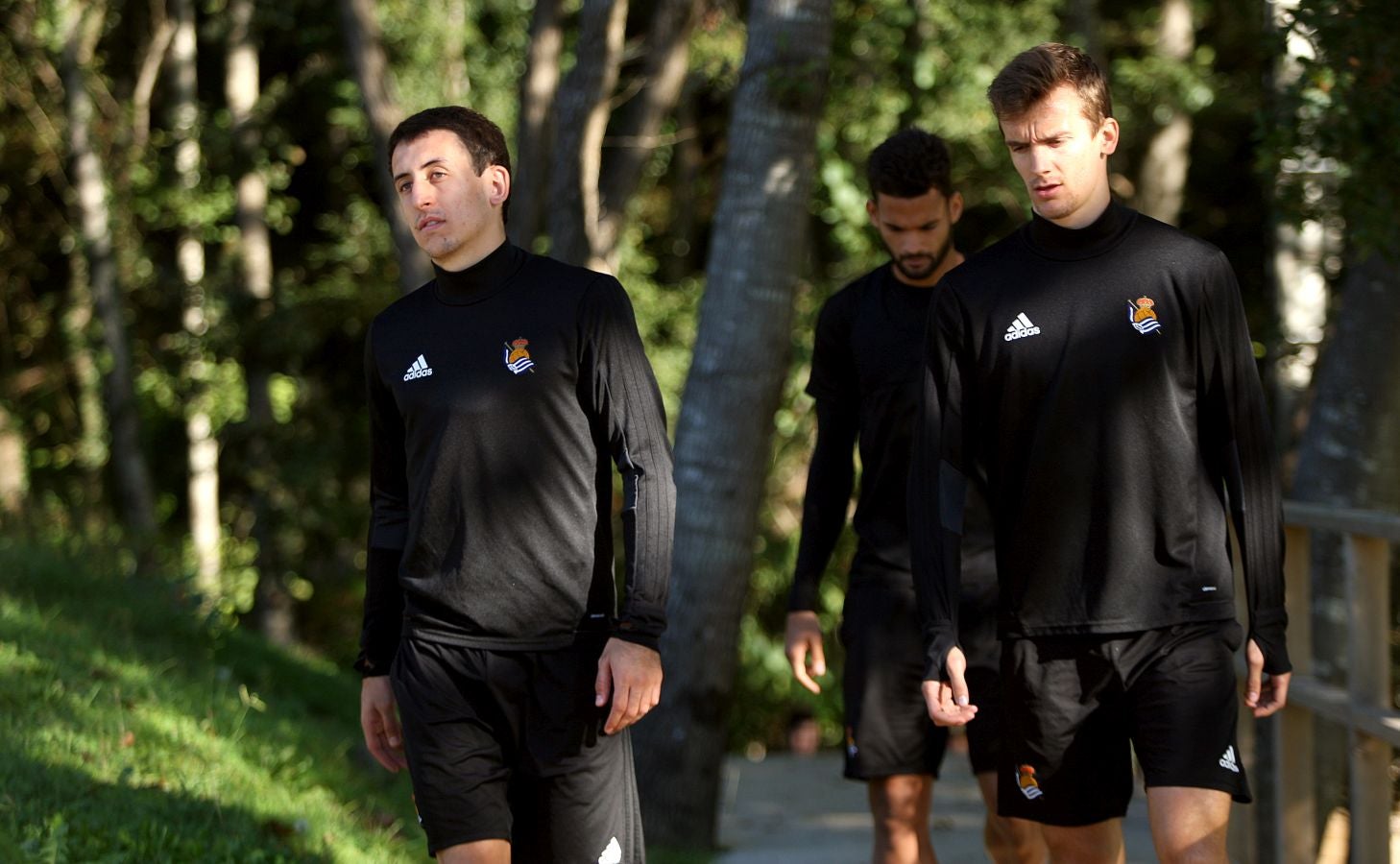 Los jugadores de la Real Sociedad se han ejercitado en Zubieta para preparar el encuentro de Copa ante el Lleida