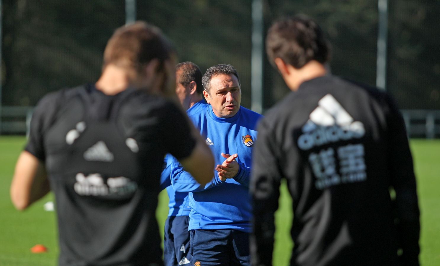 Los jugadores de la Real Sociedad se han ejercitado en Zubieta para preparar el encuentro de Copa ante el Lleida