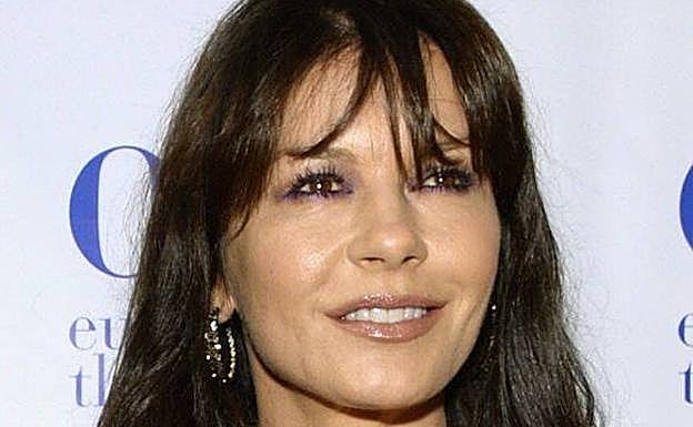 Catherine Zeta-Jones, con su aspecto habitual. 