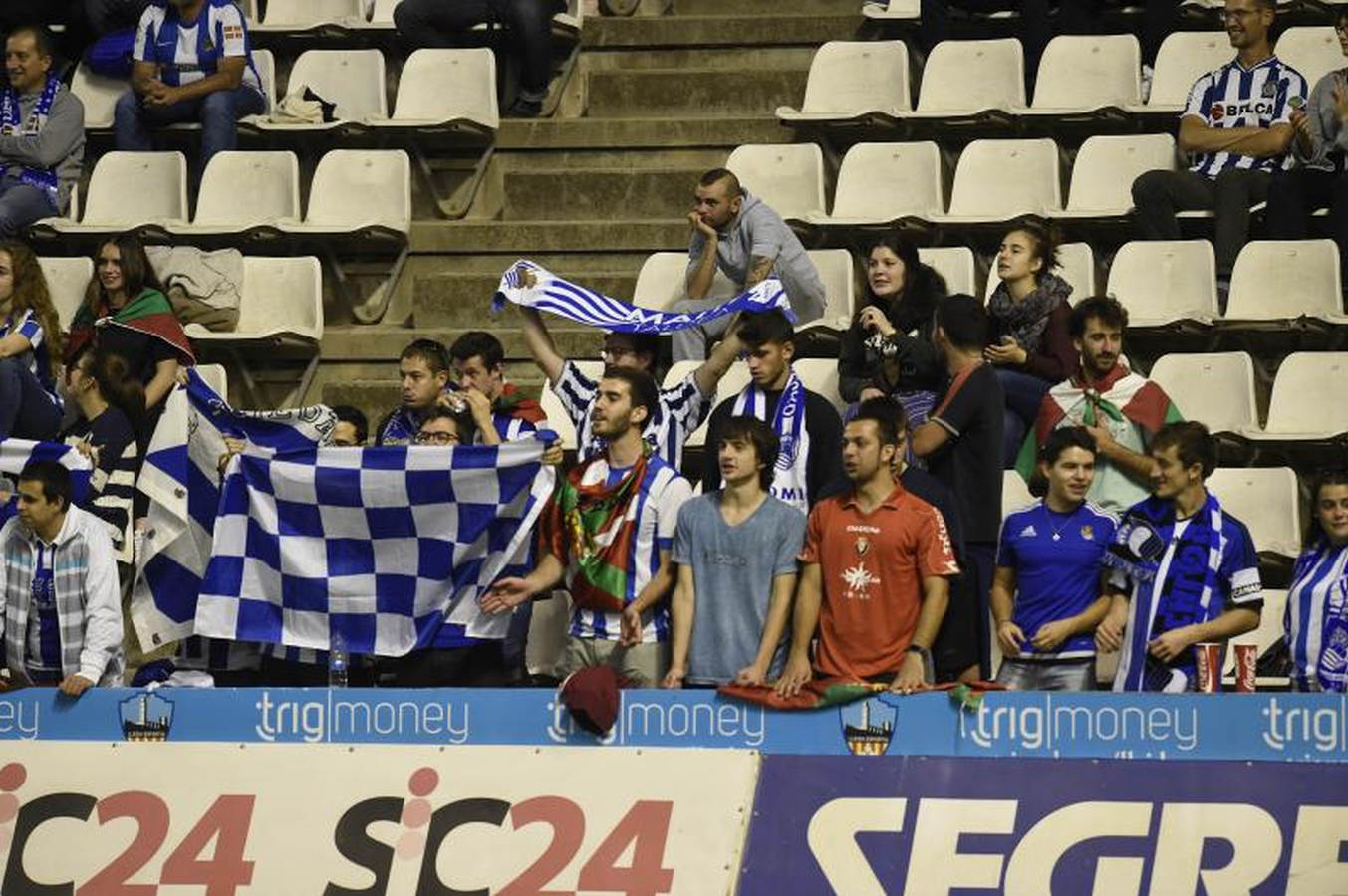Las mejores imágenes del Lleida- Real Sociedad (0-1)