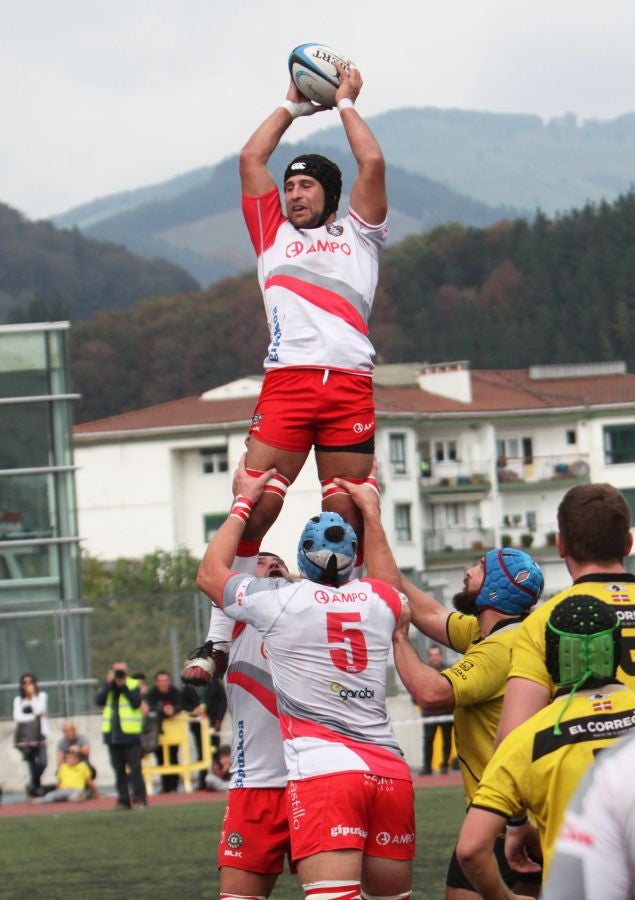 Ampo Ordizia venció 61 a 14 al Getxo Artea, en Altamira, en el primer derbi vasco de la temporada para los ordiziarras.