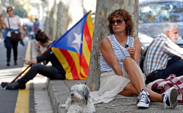 Manifestación en Barcelona el pasado 27 de octubre.