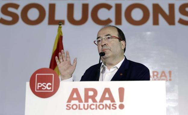 El primer secretario del PSC, Miquel Iceta.