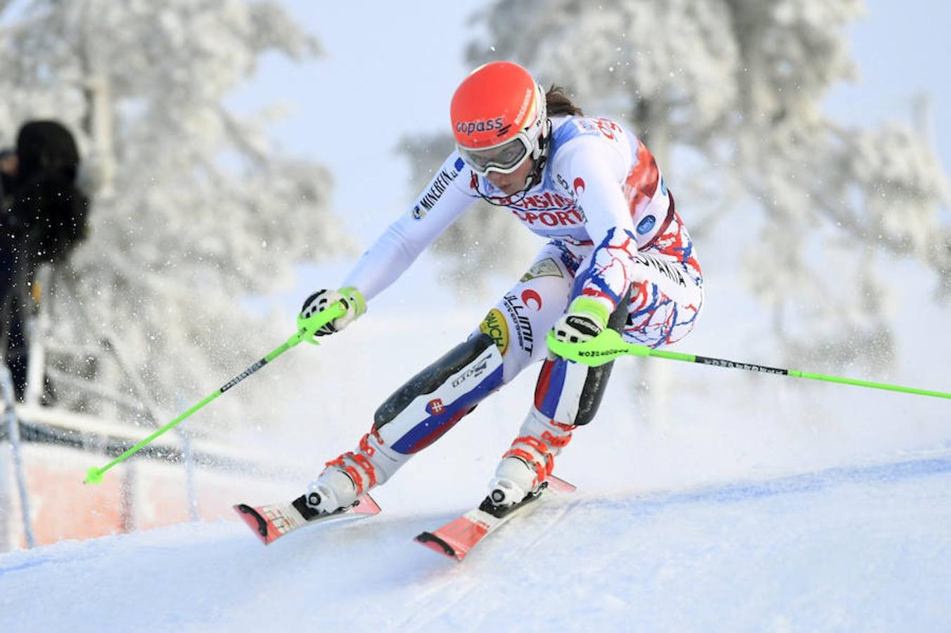 Este sábado se ha celebrado la primera carrera de slalom femenino de la temporada de la Copa del Mundo de esquí FIS en Levi, Finlandia.