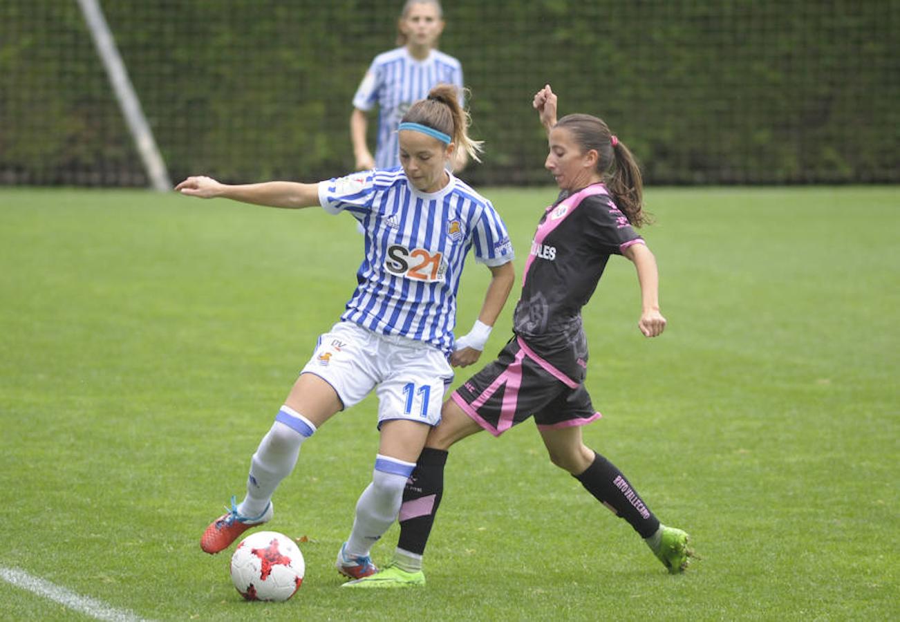 El partido de la novena jornada de la liga femenina de primera división se ha jugado este domingo a las 12.00 horas en Zubieta. El equipo txuriurdin ha vencido a su rival 3-0 en casa.