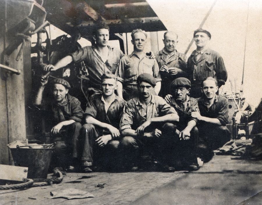 El documental 'Arte al agua' intercala los testimonios de los pescadores vascos y gallegos con imágenes inéditas de la pesca en Terranova pertenecientes a archivos de particulares