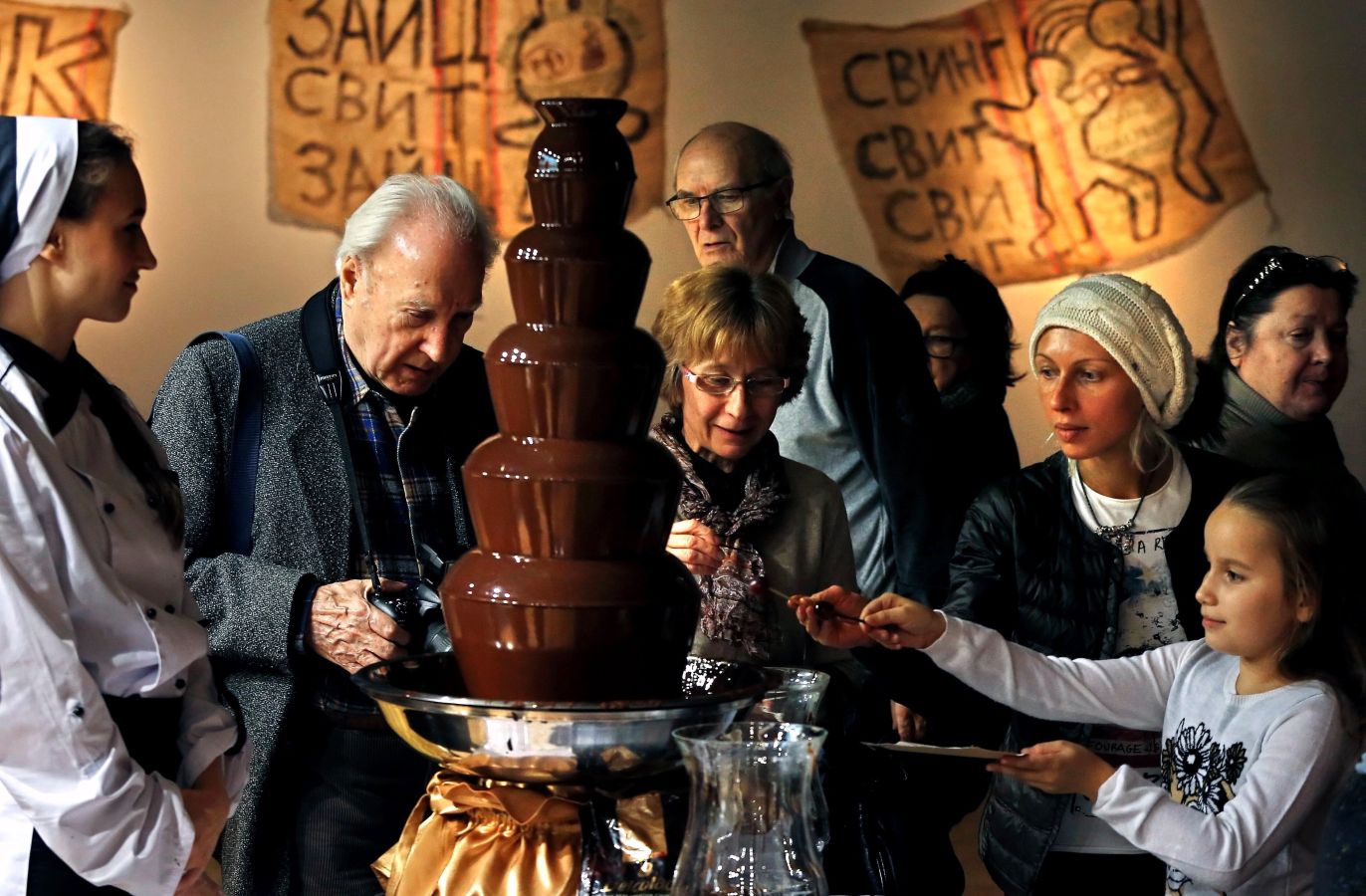 El salón del chocolate de Moscú arranca con originales propuestas