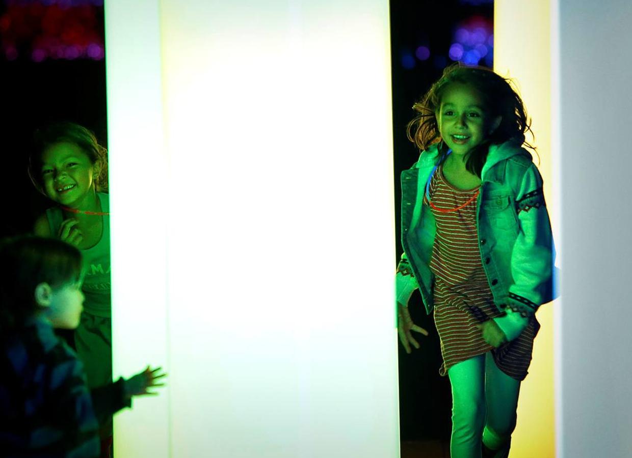 La exhibición 'Encantado: Bosque de luz' ilumina la ciudad americana. Un espectáculo interactivo a través de una experiencia única. 