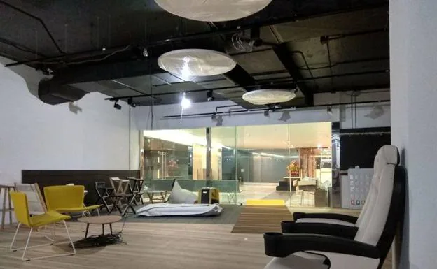 Vista del ‘showroom’ instalado en el Centro de Arquitectura y Diseño en Ciudad de México.