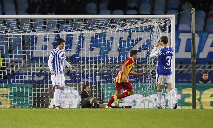 Real Sociedad-Lleida en imágenes