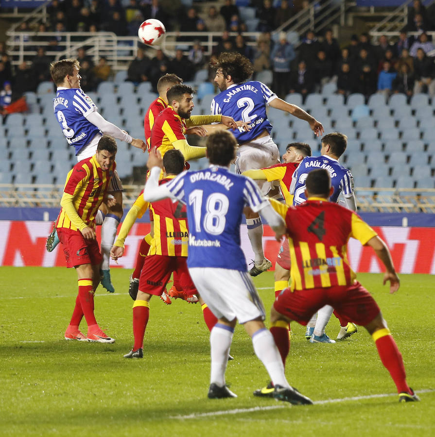 Real Sociedad-Lleida en imágenes