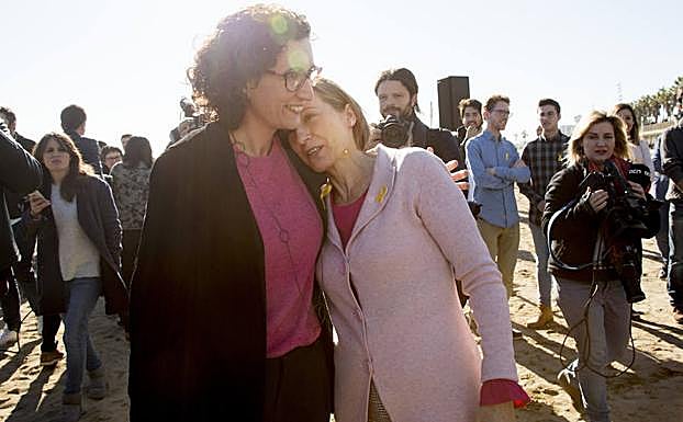 Rovira (i), junto a Forcadell. 