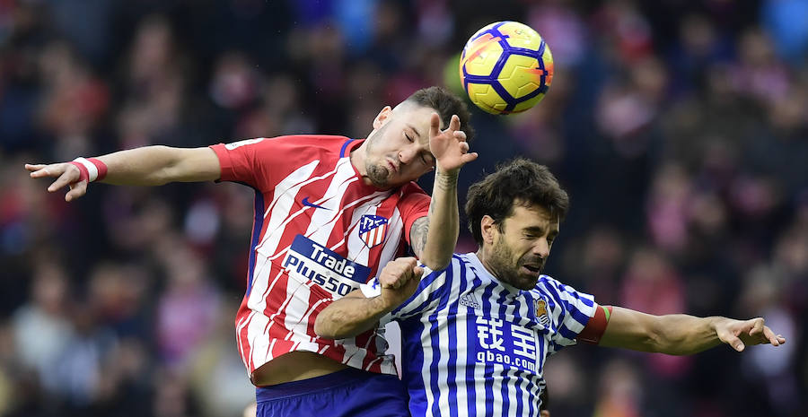 Las mejores imágenes del estreno de la Real Sociedad en el Wanda Metropolitano ante el Atlético de Madrid