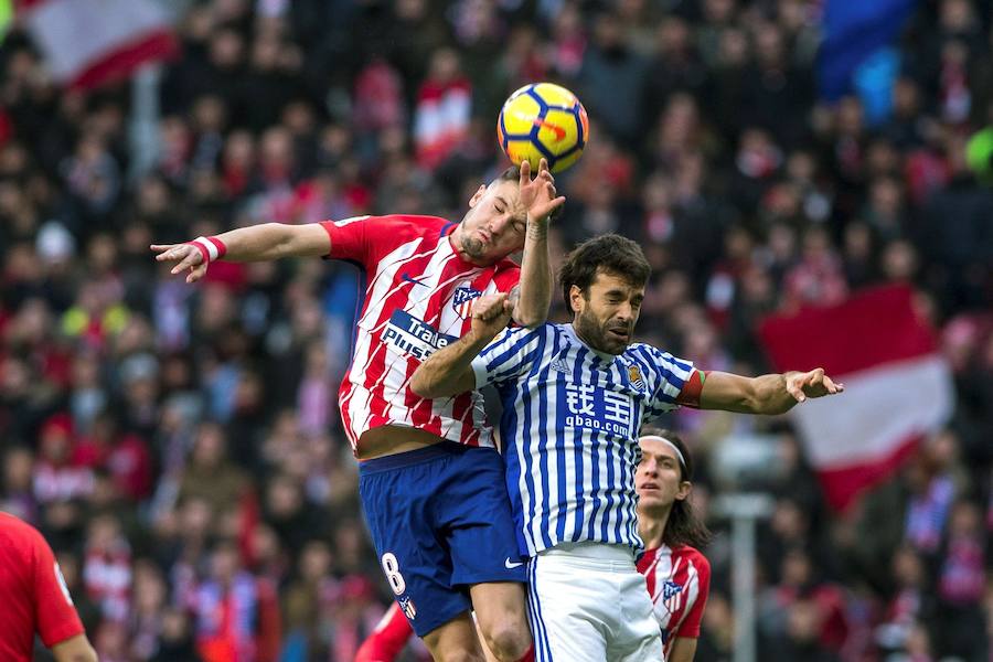 Las mejores imágenes del estreno de la Real Sociedad en el Wanda Metropolitano ante el Atlético de Madrid