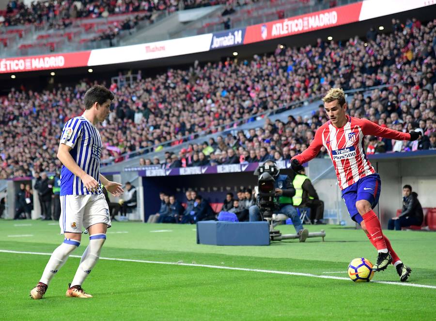 Las mejores imágenes del estreno de la Real Sociedad en el Wanda Metropolitano ante el Atlético de Madrid