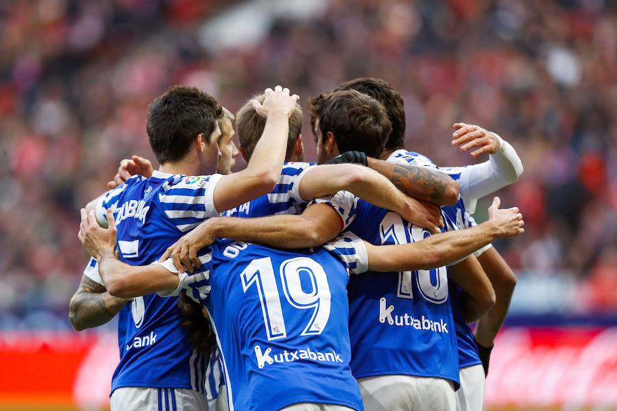 Las mejores imágenes del estreno de la Real Sociedad en el Wanda Metropolitano ante el Atlético de Madrid