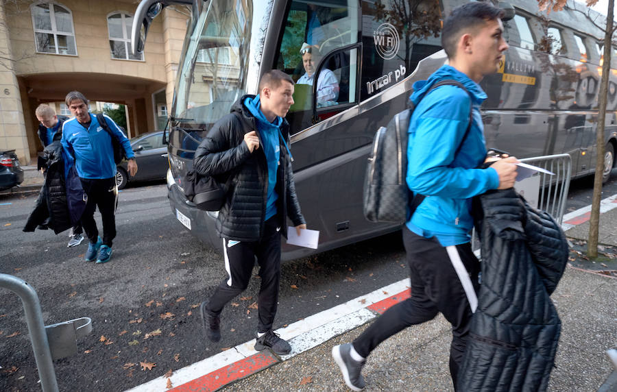 El Zenit entrena en Anoeta