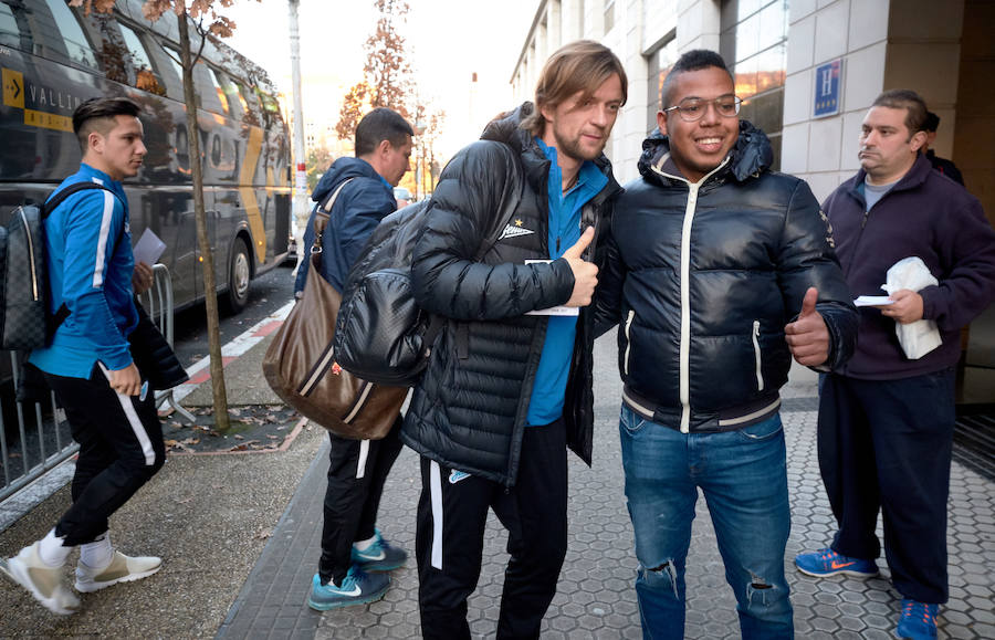 El Zenit entrena en Anoeta