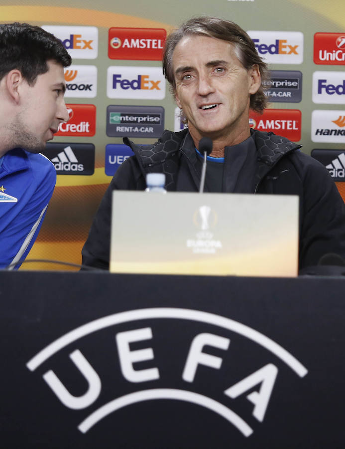 El Zenit entrena en Anoeta