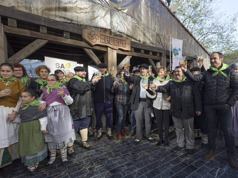 San Sebastián celebra con gran éxtito de público la IV. Sagardo Apurua.