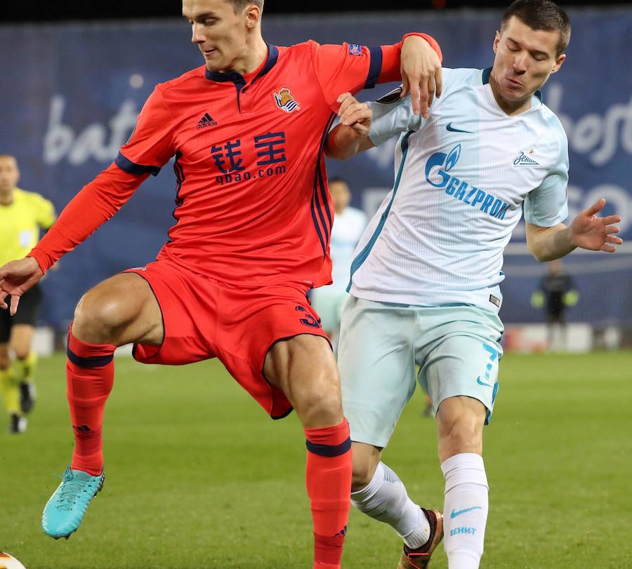 Las mejores imágenes del encuentro de Europa League entre la Real Sociedad y el Zenit en Anoeta