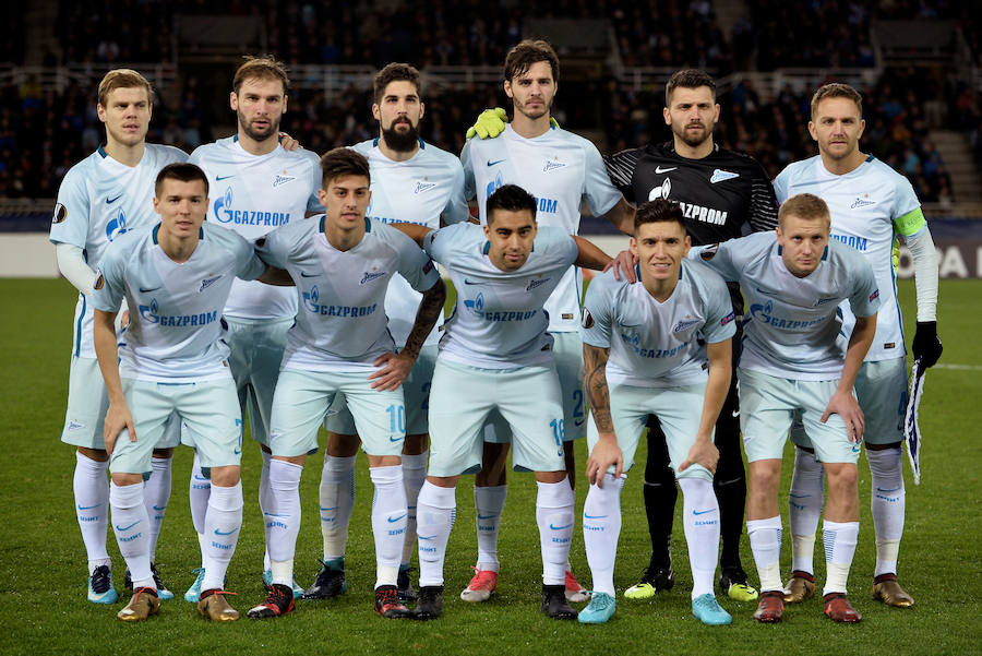 Las mejores imágenes del encuentro de Europa League entre la Real Sociedad y el Zenit en Anoeta