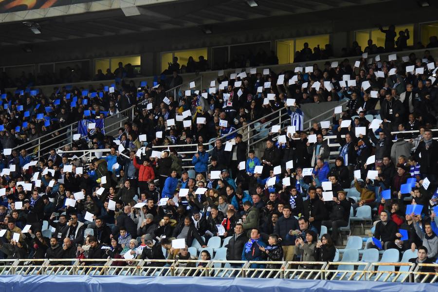 Las mejores imágenes del encuentro de Europa League entre la Real Sociedad y el Zenit en Anoeta