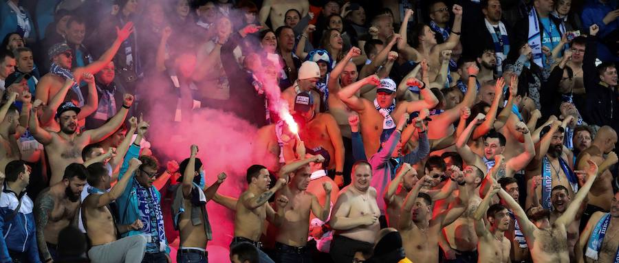 Las mejores imágenes del encuentro de Europa League entre la Real Sociedad y el Zenit en Anoeta